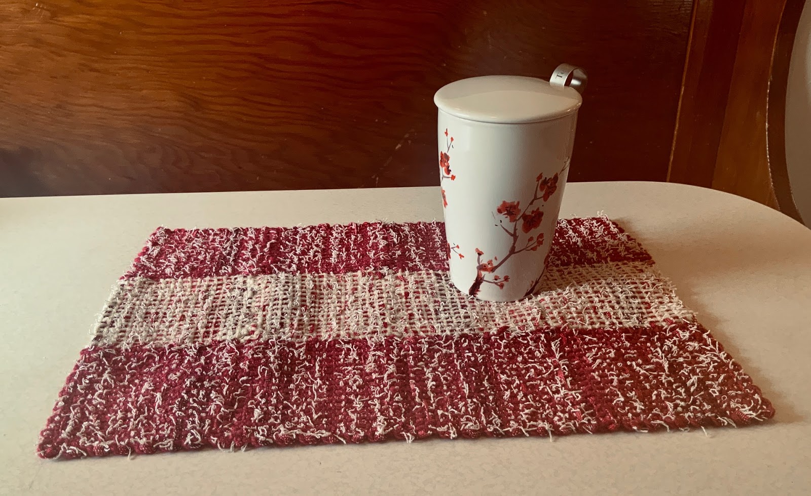 Pin Loom Weaving Pin Loom Placemats, a little weaving, a lot of reward.