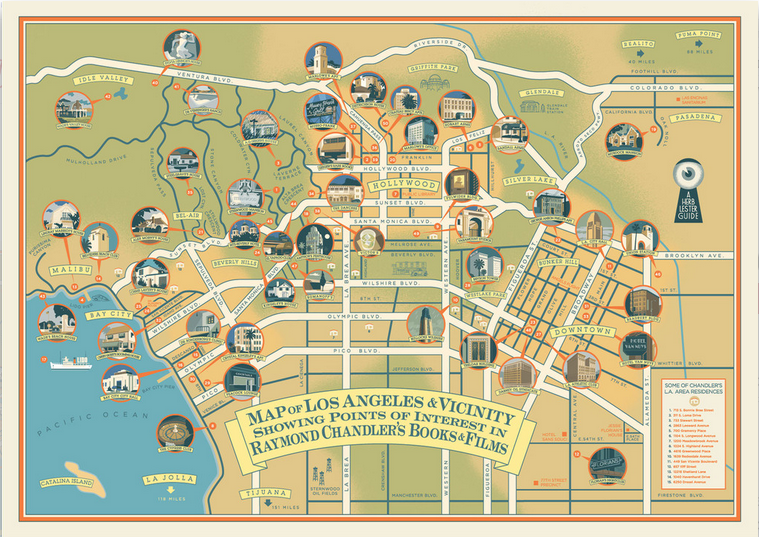 The Raymond Chandler Map of Los Angeles Epub-Ebook