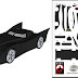 Batmobile Paper Model Build Instruction