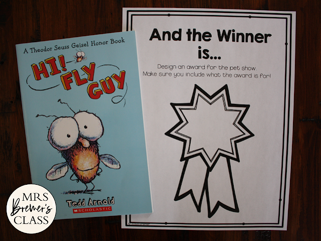 Hi Fly Guy book study literacy unit Common Core companion activities for 1st and 2nd grades