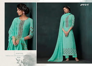 Jay Vijay Lehja Bemberg Silk Salwar Kameez Collection