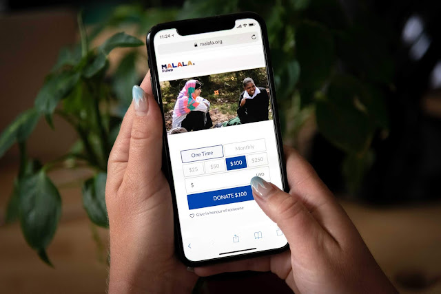 Give Lively's Simple Widget on Malala Fund's website is built with mobile-first design and features that allow donors to get through the donation process as seamlessly as possible.