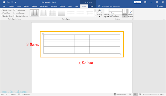 Cara Membuat Tabel di Microsoft Word Cepat & Praktis ...