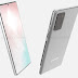 The potential Samsung Galaxy Note20 is shown from all sides