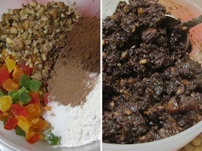 Мандариновый кекс с шоколадно-ореховой начинкой