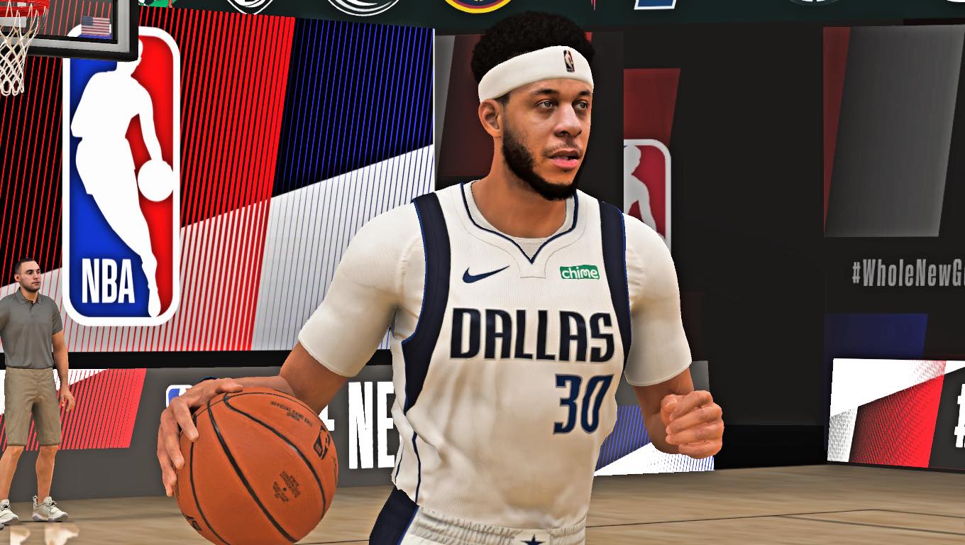 Seth Curry Cyberface, Hair and Body Model By VinDragon
