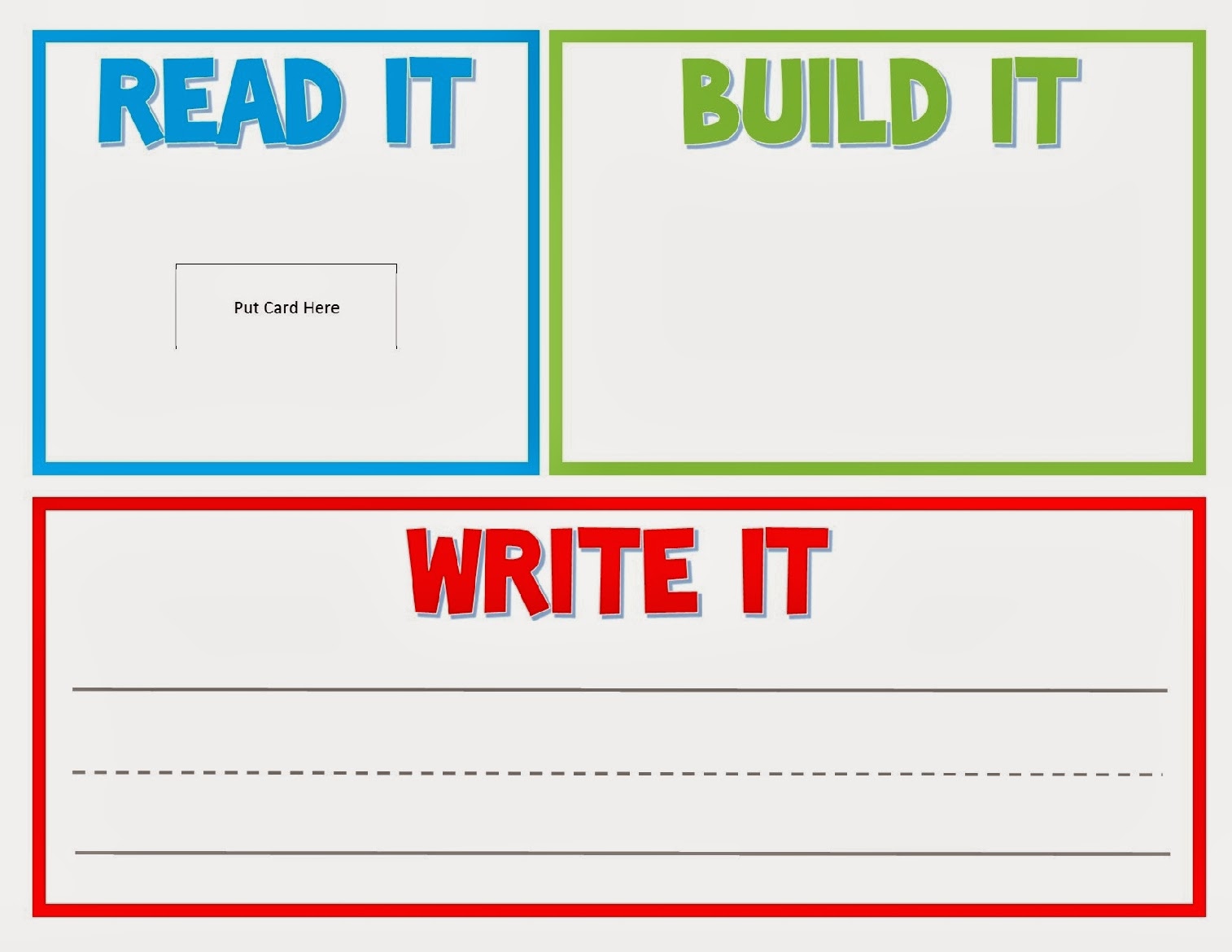 Read it. Write it. Build it. What's it шаблон.