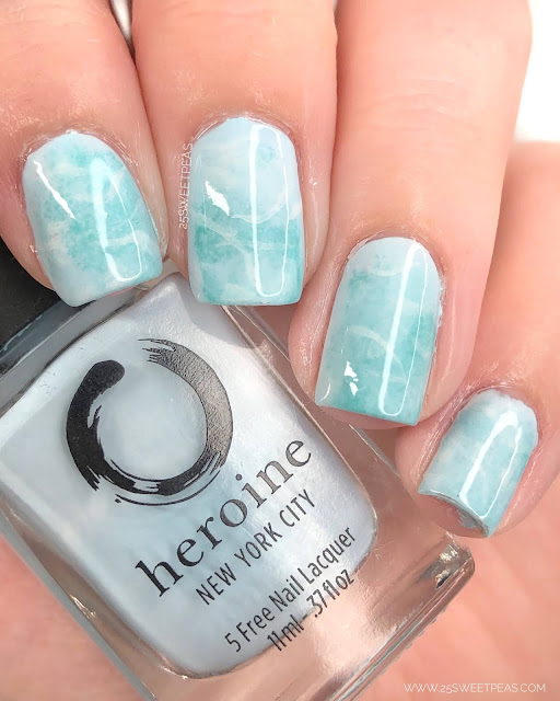 Pool Water Nail Art Featuring Heroine NYC — 25 Sweetpeas