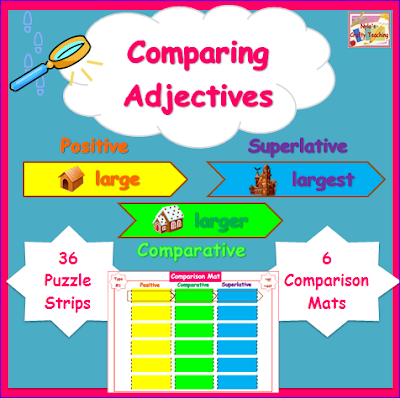 Nyla's Crafty Teaching: Adjective Activities - Tiered for Positive