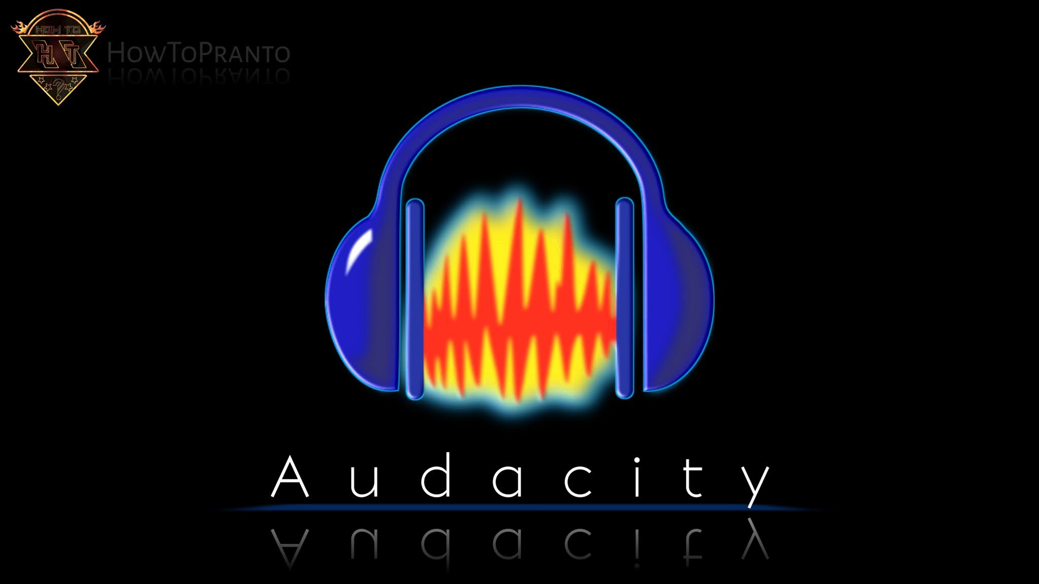 Audacity logo | HowToPranto