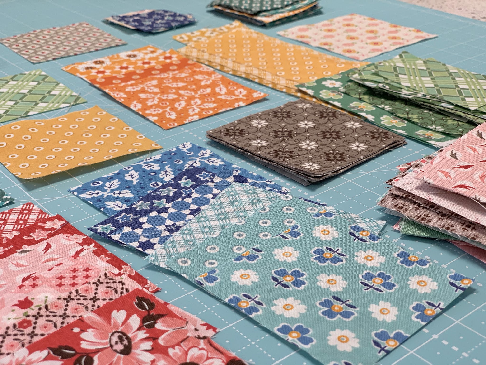 Bee In My Flea Market Flowers sew Along Week Nine Quilt