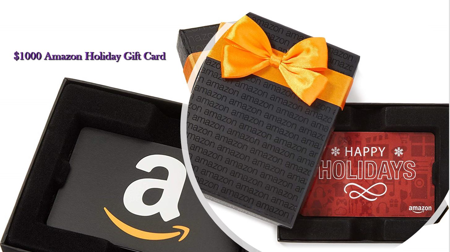 Amazon Holiday 1000 Gift Card