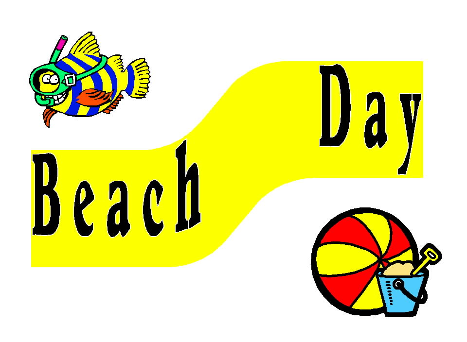 Free Posters and Signs Beach Day