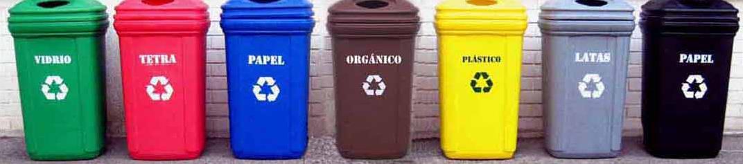 colores basureros reciclaje