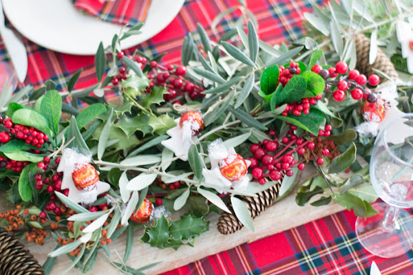 Centro de Mesa Navidad con bombones Lindor