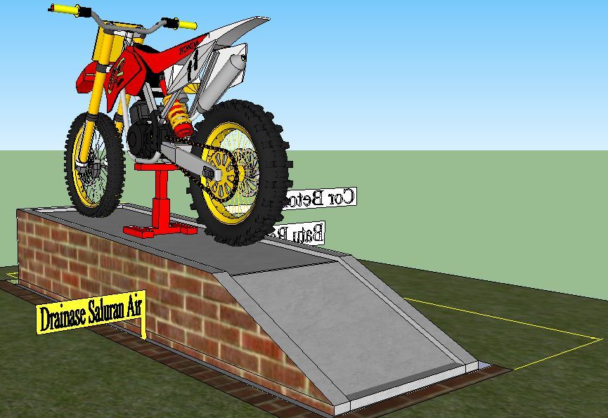 Cara Membuat Tempat Cucian Motor di Rumah - Ketikanku