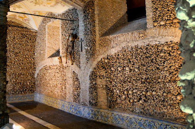 amazing buildings of skulls and bones, Chapel of Bones" in Evora, Portugal