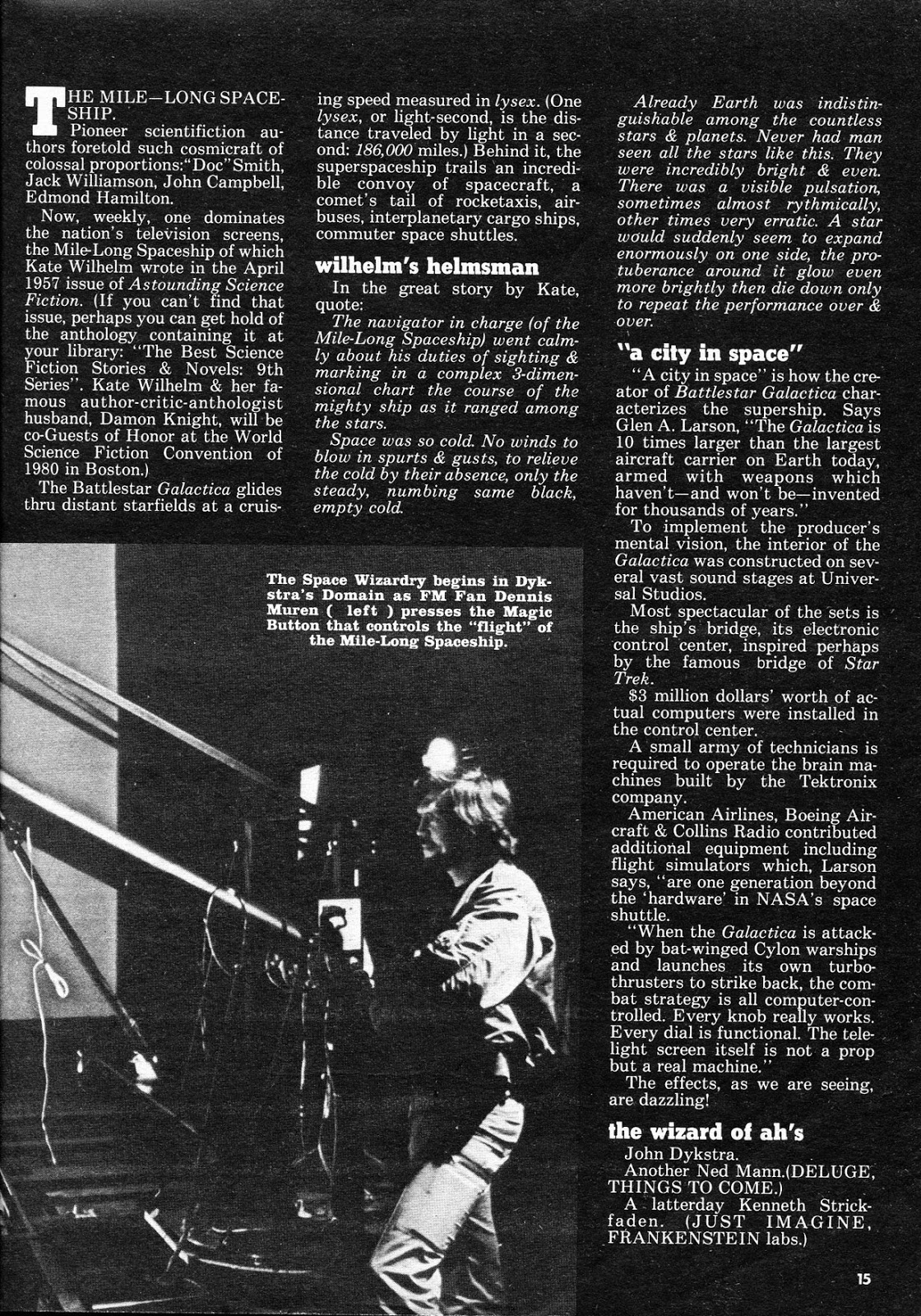 STARLOGGED GEEK MEDIA AGAIN 1979 BATTLESTAR GALACTICA SPECIAL