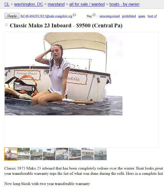 A View from the Beach: Best Boat Ad Ever