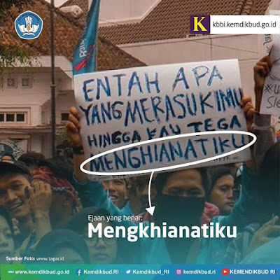 Kemendikbud koreksi poster demo