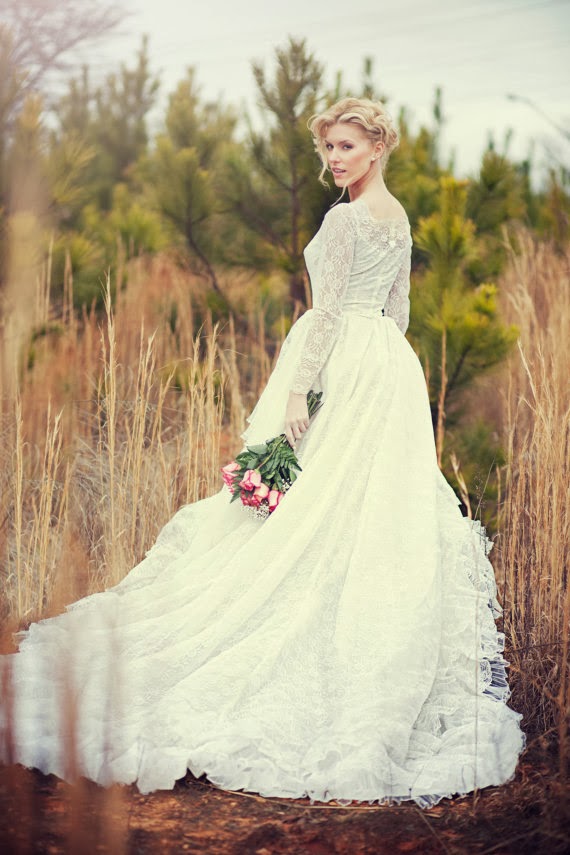 Rustic Basket Wedding dress