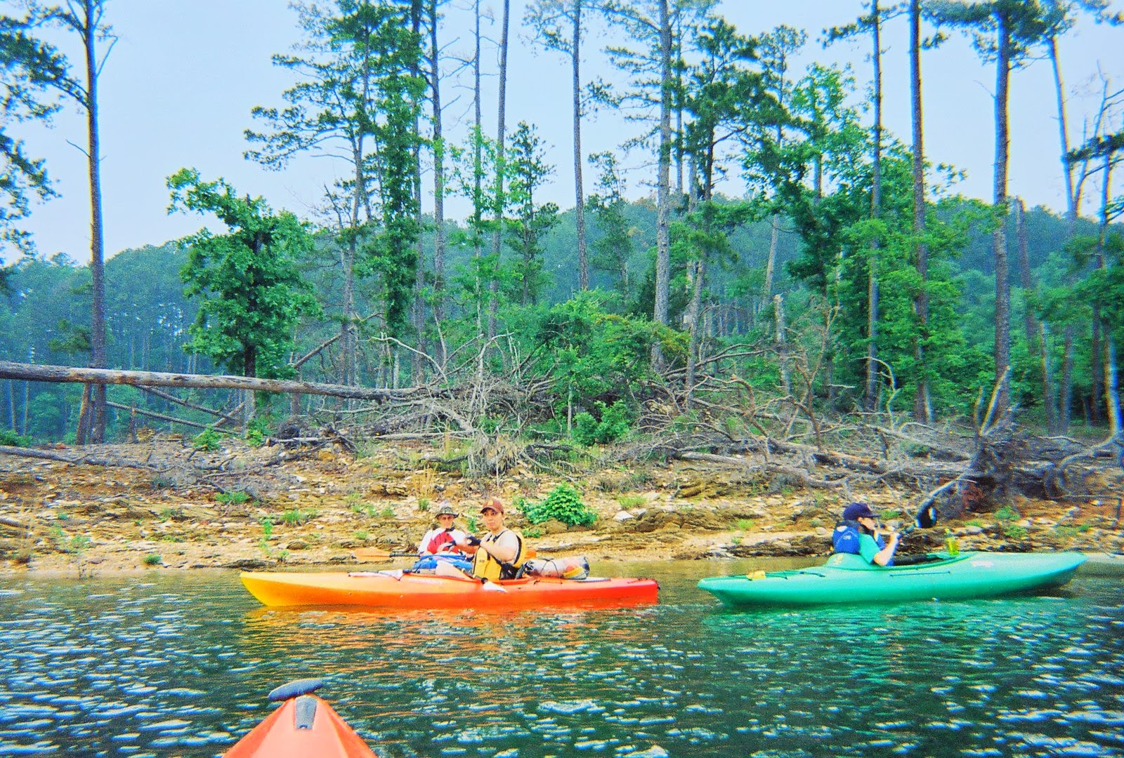 Expeditions by Tricia KAYAKING LAKE OUACHITA DAY 1
