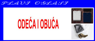 14. ODEĆA I OBUĆA PLAVI OGLASI