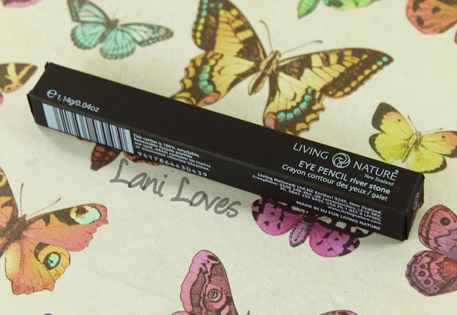 Living Nature Eye Pencil - River Stone Swatches & Review