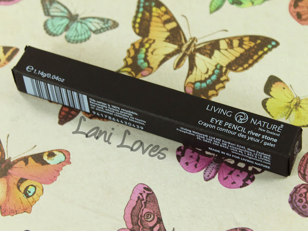 Living Nature Eye Pencil - River Stone Swatches & Review