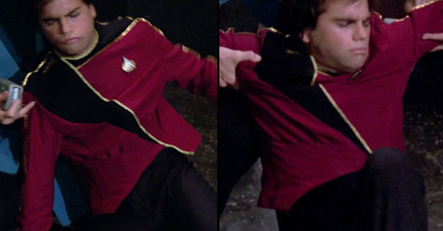 TNG season 1 admiral uniform - front pleats TNG season 1 admiral uniform - front pleats
