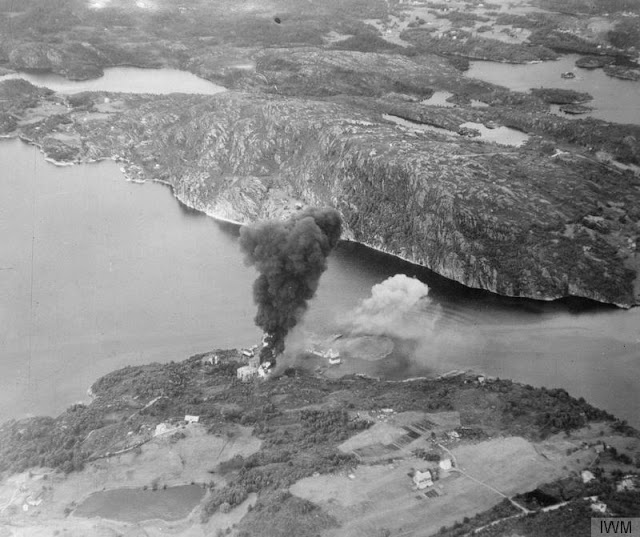 7 August 1940 worldwartwo.filminspector.com Fleet Air Arm Dolvik Bergen raid