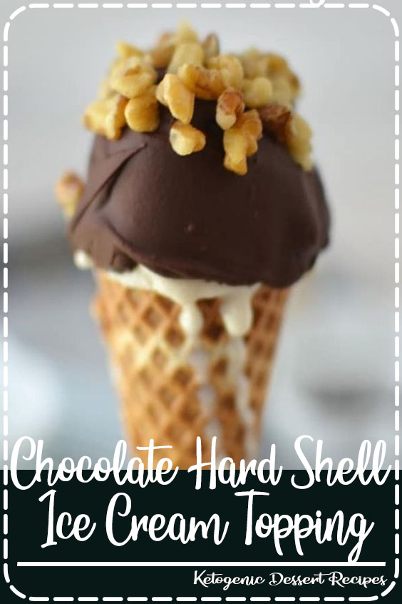 Chocolate Hard Shell Ice Cream Topping Milburn Food