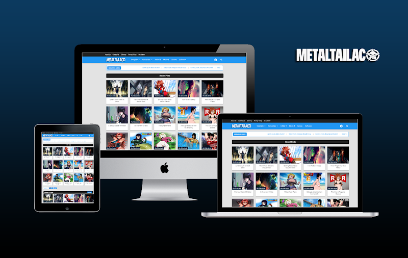 Material Grid Template Responsive Blogger Template