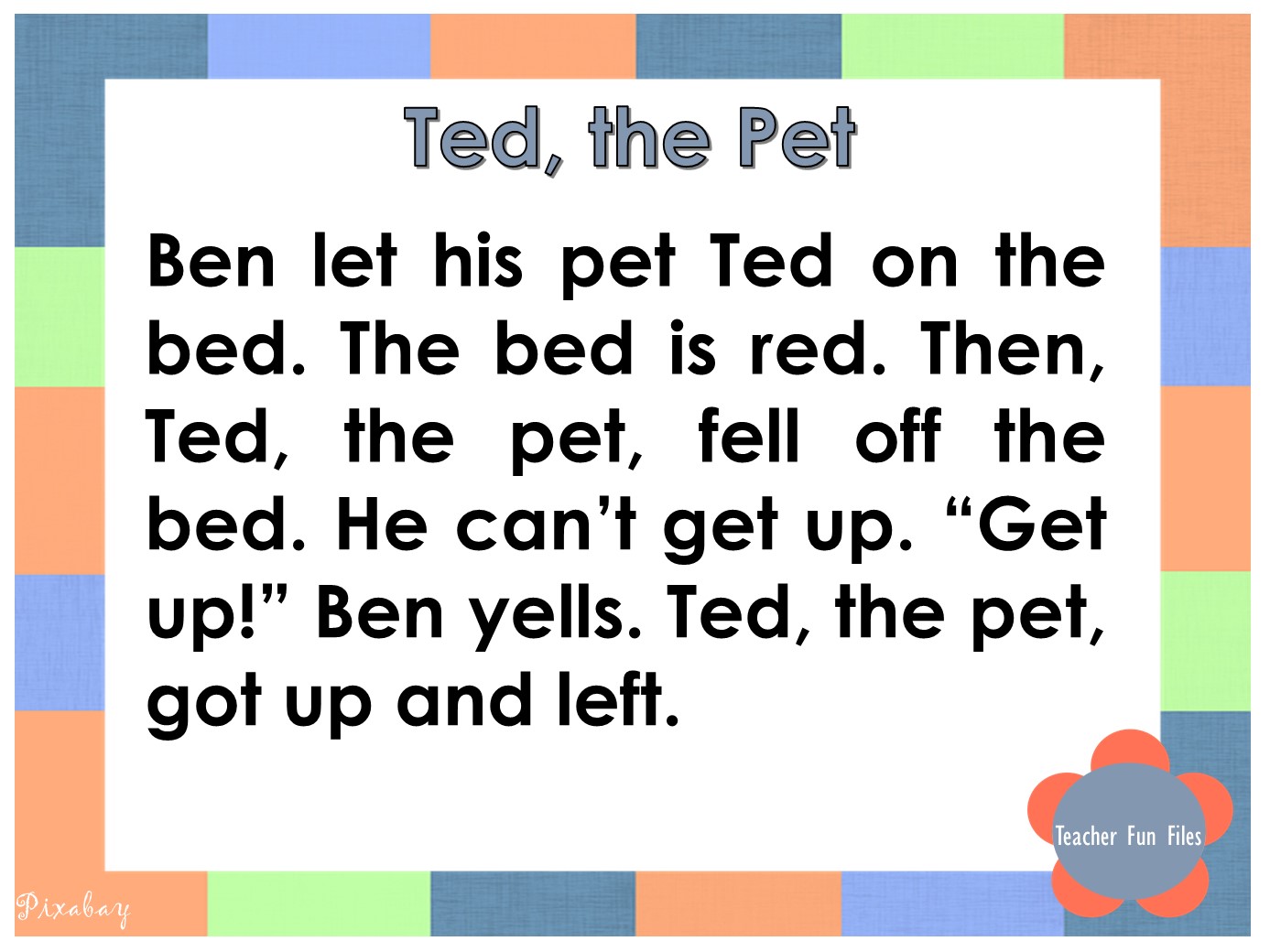 Teacher Fun Files: Free CVC Reading Passages