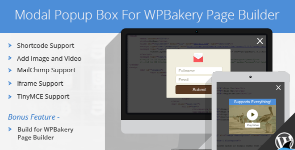 Modal Popup Box For WPBakery Page Builder