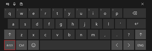 clavier-toucher-caractères-spéciaux