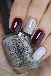 burgundy glitter skittles nails gel fall winter