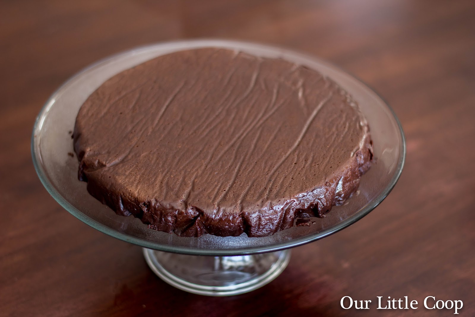 Our Little Coop Flourless Chocolate Cake With Chambord Glaze
