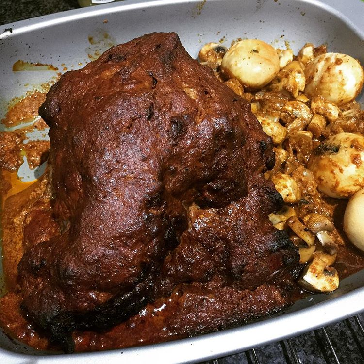 Jhovaan Meal (in Konkani) Recipe Super Spicy Roast Leg of Lamb
