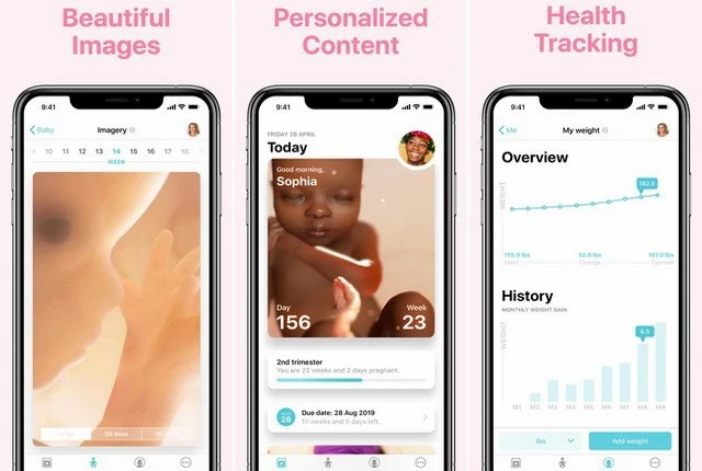 أفضل تطبيق لمتابعة الحمل للايفون