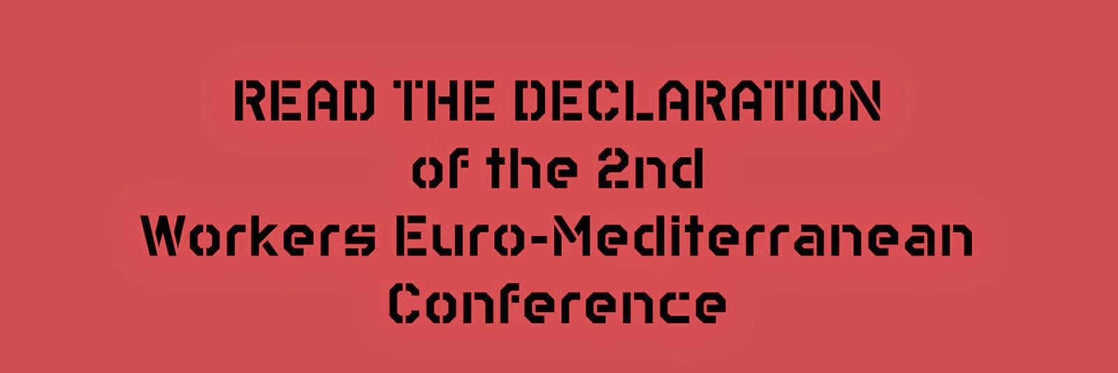 Declaration of the Conference