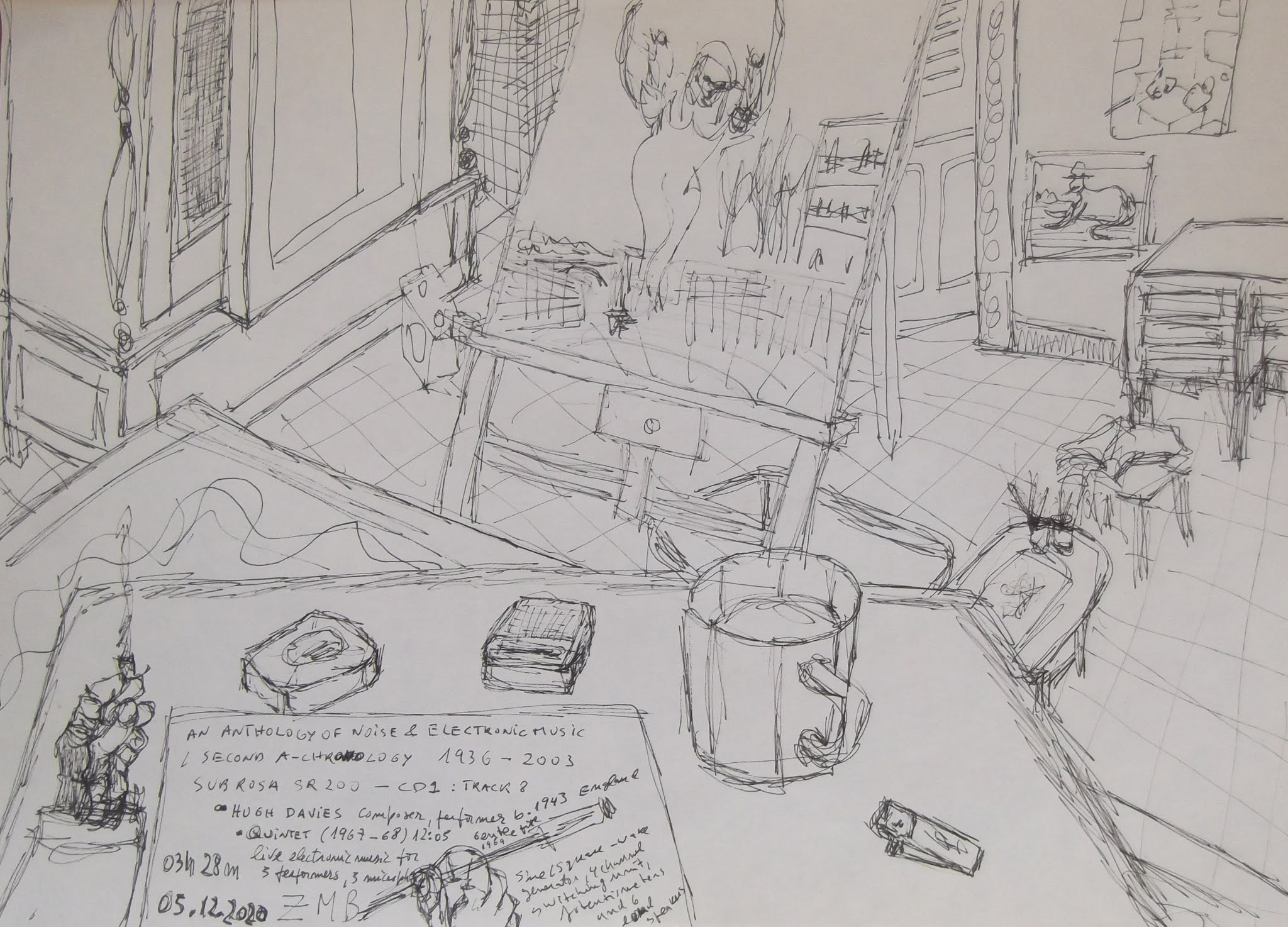 Release the id conscience Hugh Davies Quintet