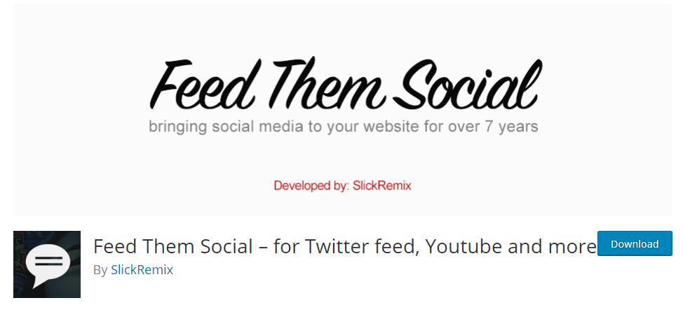 Feed Them Social WordPress Plugin