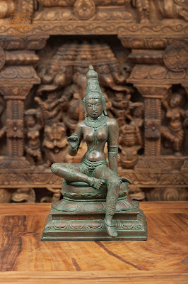 Devi Uma Brass Statue