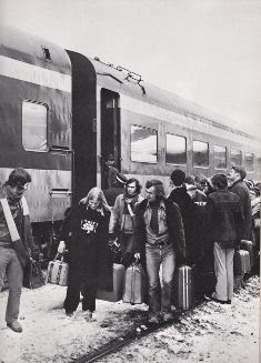 Detraining CN Kingston 1972