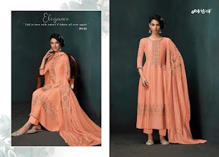 Jay Vijay Lehja Bemberg Silk Salwar Kameez Collection