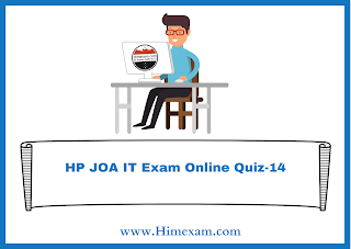 HP JOA IT Exam Online Quiz-14 HP JOA IT Exam Online Quiz-14