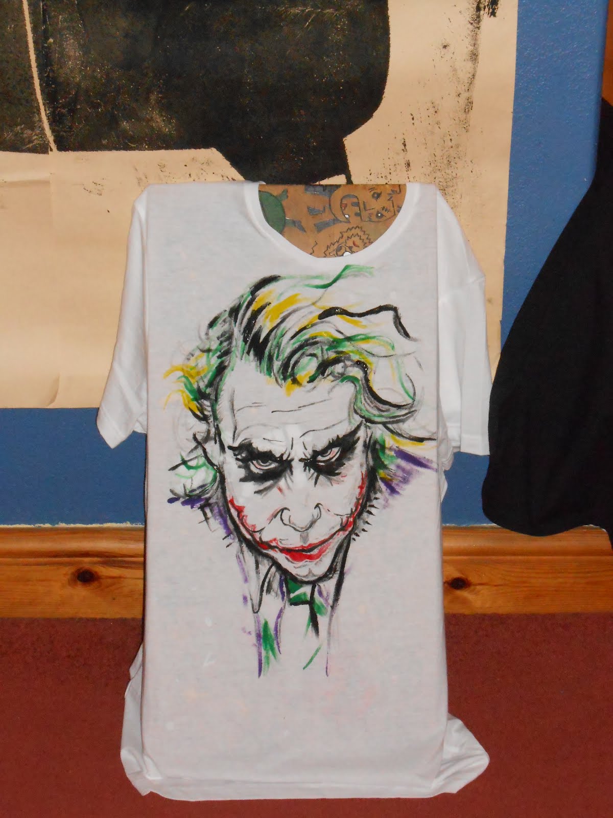 My World 'The Joker' tshirt I created using fabric paint