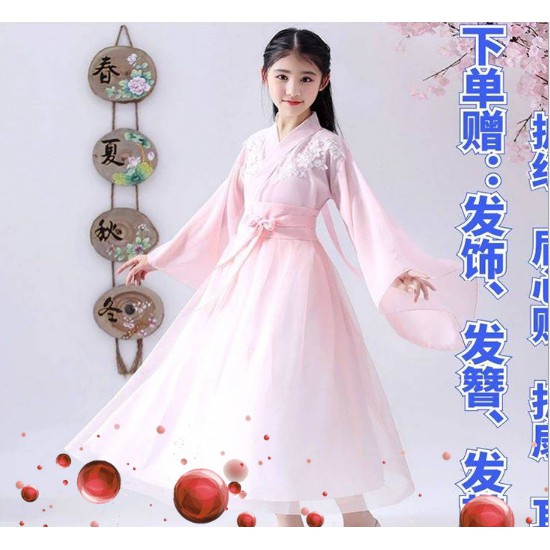 Hán Phục Cách Tân Kiểu Trung Quốc Váy Liền Áo Trang Phục Mùa Hè 2021 Váy