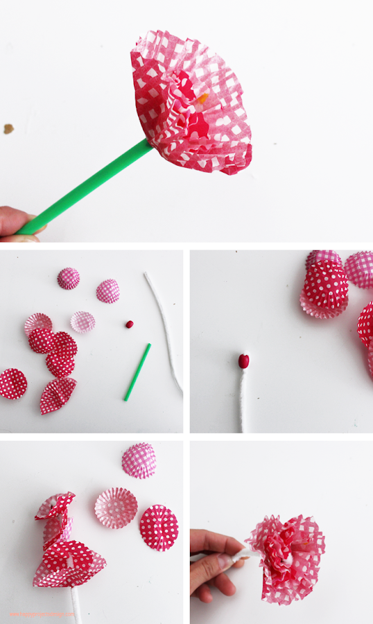 diy rosa de sant jordi